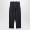 Fendi Dark Blue Denim Trousers Women In Blue