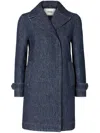 Fendi Monogram Denim Jacket In Blue