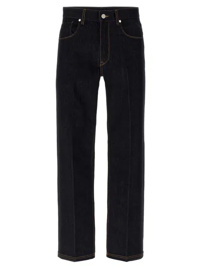 Fendi Dark Blue Straight Leg Jeans