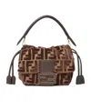 Fendi Tobacco Mamma Baguette Shoulder Bag In Brown