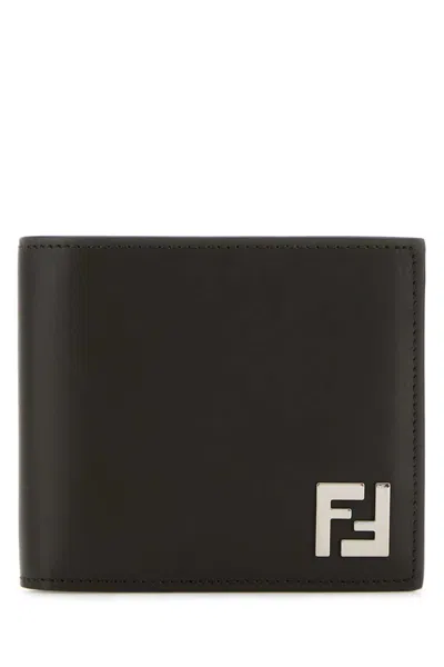 FENDI DARK BROWN LOGO WALLET