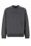 Fendi Cotton Crew Neck Sweatshirt In Grey