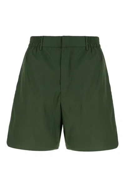 FENDI COTTON BERMUDA SHORTS