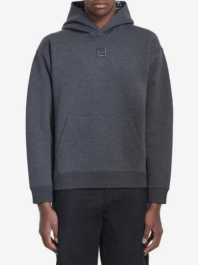 Fendi Dark Grey Ff Sweatshirt