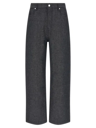 Fendi Dark Grey Regular Jeans