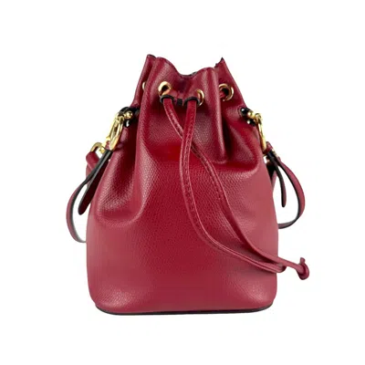 Pre-owned Fendi Dark Red Leather Handbag Shoulder Bag ()