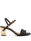 Fendi Delfina Heel Sandals