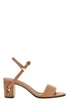 Fendi Heeled Sandals With Open Toe And Buckle