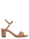 Fendi Heeled Sandals With Open Toe And Buckle