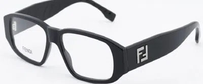 Fendi Demo Rectangular Men's Eyeglasses Fe50115i 001 54 In ["black"]