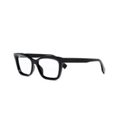 Fendi Demo Square Ladies Eyeglasses Fe50057i 001 52 In ["black"]