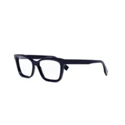 Fendi Demo Square Ladies Eyeglasses Fe50057i 090 52 In ["blue"]