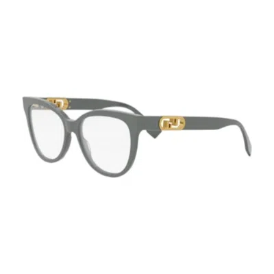 Fendi Demo Square Ladies Eyeglasses Fe50093i 020 54 In ["grey","black"]