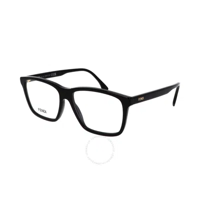 Fendi Demo Square Men's Eyeglasses Fe50081f 001 53