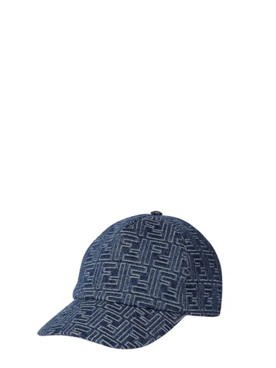 Fendi Denim Baseball Cap