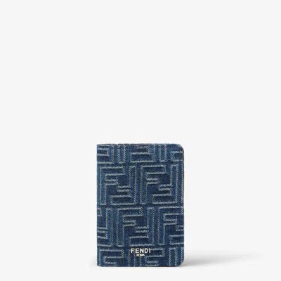Fendi Denim Effect Card Holders