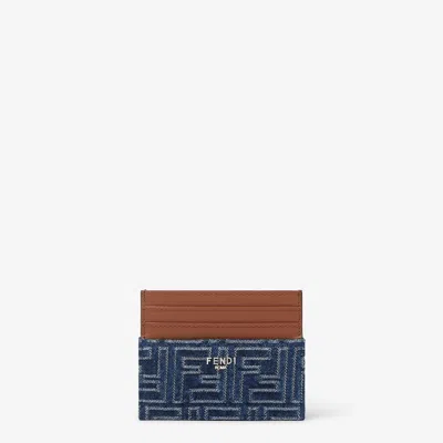 Fendi Denim Effect Cards Holder