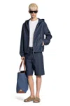 Fendi Denim Effect Ff Windbreaker In Blue