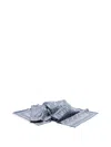 Fendi Women Denim Effect Shawl In Blue