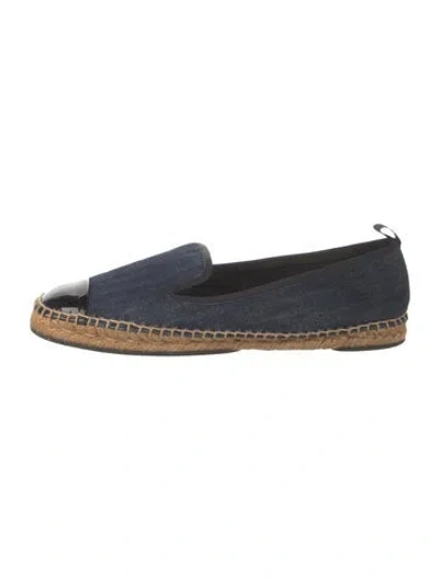Pre-owned Fendi Denim Espadrilles In Blue