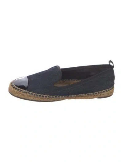 Pre-owned Fendi Denim Espadrilles In Blue