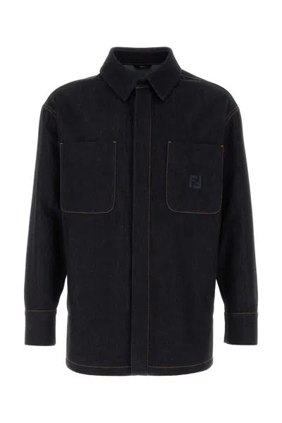 Fendi Jackets In Blue