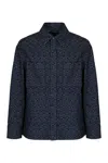 Fendi Denim Jacket In Black