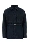 Fendi Denim Jacket In Blue