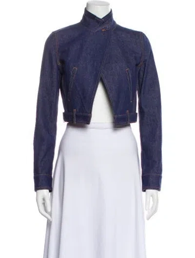 Pre-owned Fendi Denim Jacket In Blue