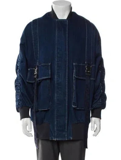 Pre-owned Fendi Denim Jacket In Blue
