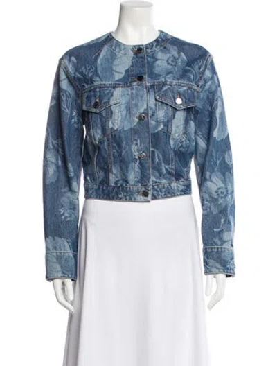 Pre-owned Fendi Denim Jacket In Blue