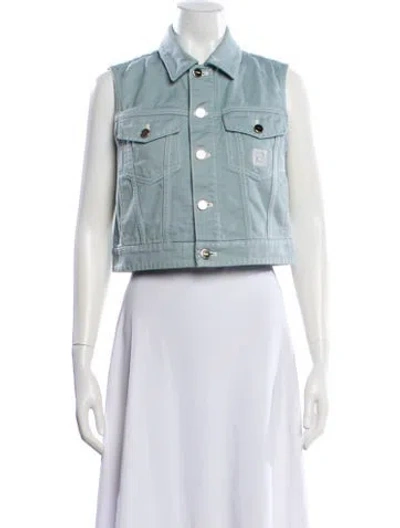 Pre-owned Fendi Denim Jacket In Blue