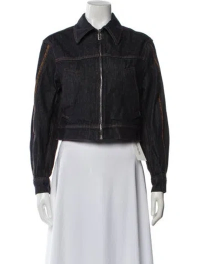 Pre-owned Fendi Denim Jacket In Blue
