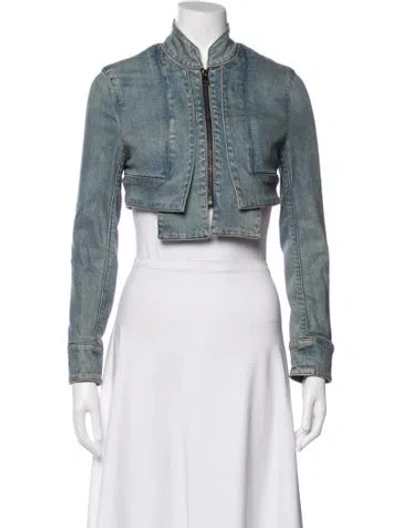 Pre-owned Fendi Denim Jacket In Blue