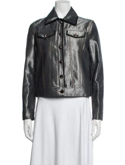 Pre-owned Fendi Denim Jacket In Blue