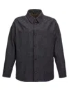 Fendi Dark Blue Denim Selleria Jacket In Blue