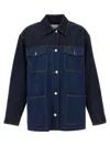 Fendi Two-tone Denim Jacket