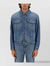 Fendi Denim Jacket In Blue