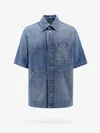Fendi Short-sleeved Denim Shirt