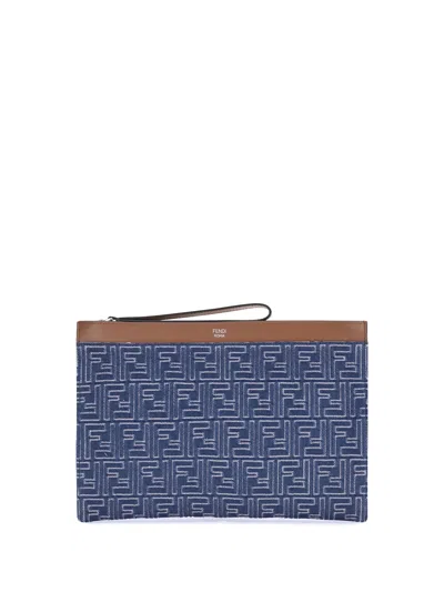 Fendi Denim Pouch