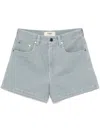 Fendi Women's Denin Cotton Shorts In Blue