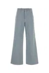 Fendi Denim Wide-leg Jeans In Blue