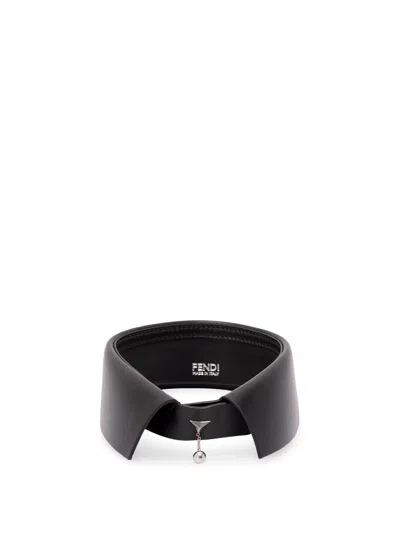 Fendi Detachable Collar In Black