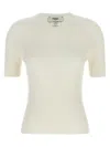 Fendi White Dvor Logo Sweater