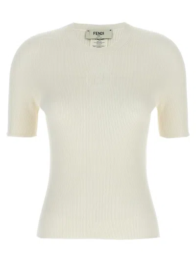 Fendi Dévoré Logo Sweater