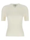 Fendi White Dvor Logo Sweater