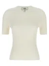 Fendi White Dvor Logo Sweater