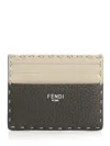 Fendi Diagonal Wallets Brown