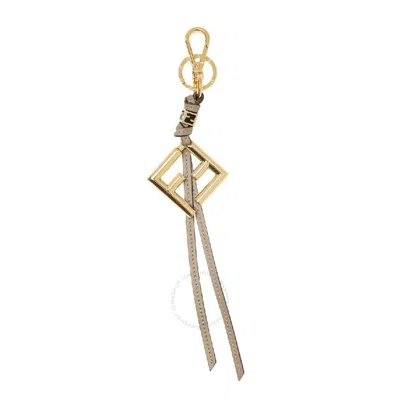 Fendi Diagonal Ff Key Charm In Green