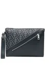 Fendi Men's Clutch In Blue